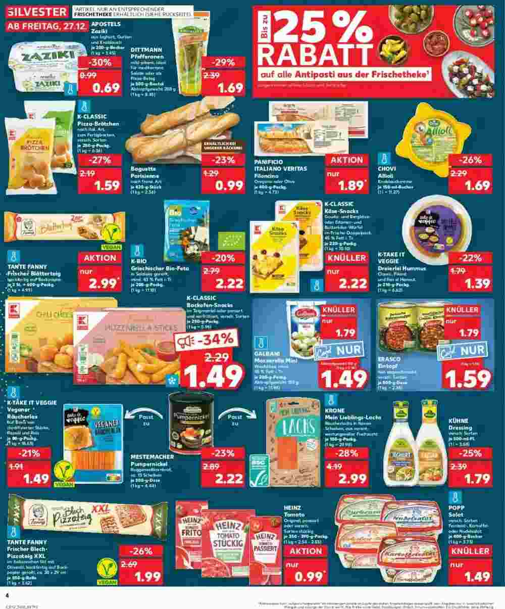 Kaufland Prospekt (ab 27.12.2024) zum Blättern - Seite 4