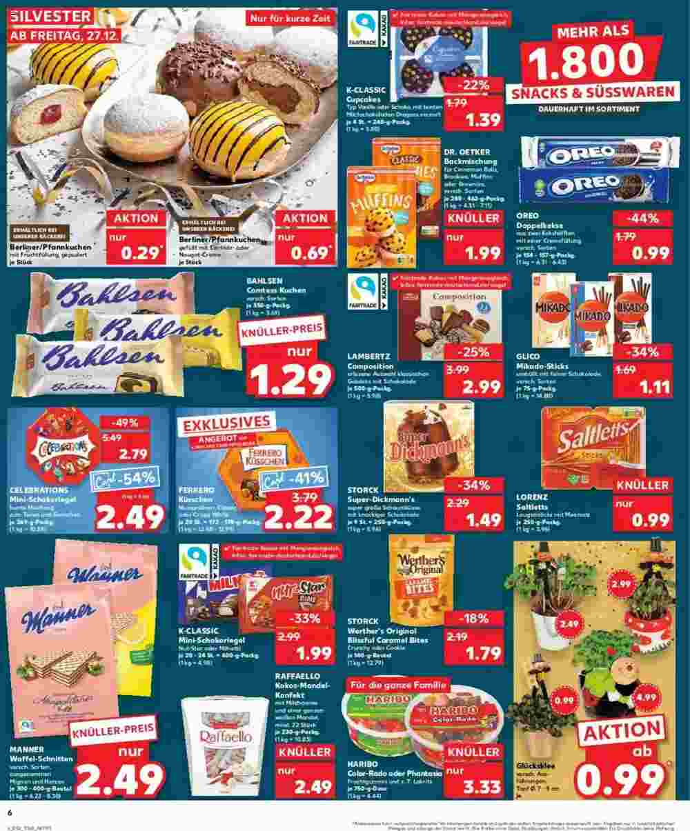 Kaufland Prospekt (ab 27.12.2024) zum Blättern - Seite 6