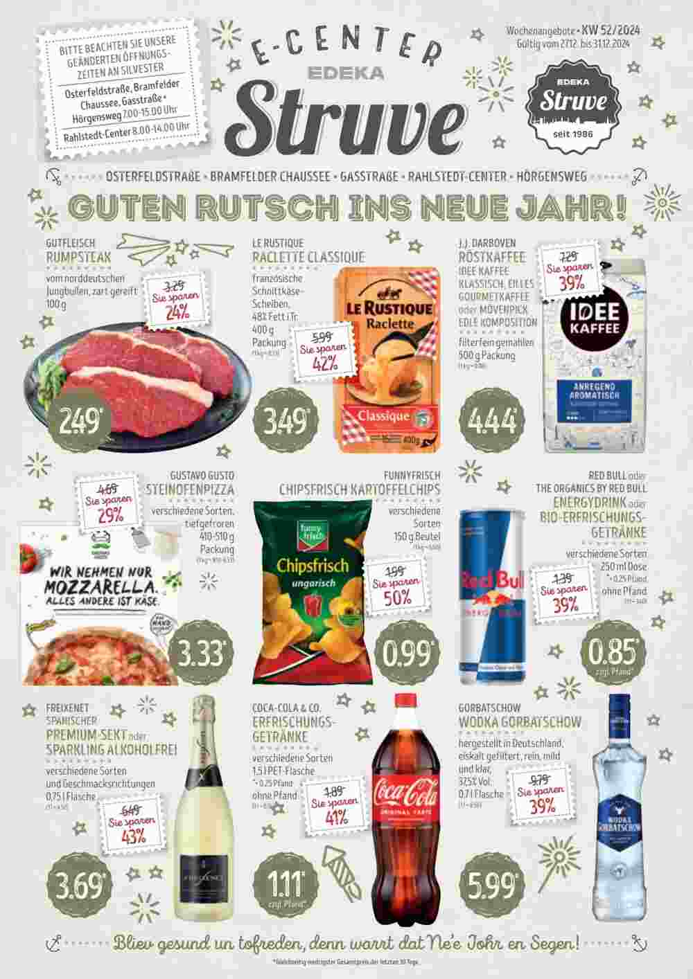 Edeka Struve Prospekt (ab 27.12.2024) zum Blättern - Seite 1