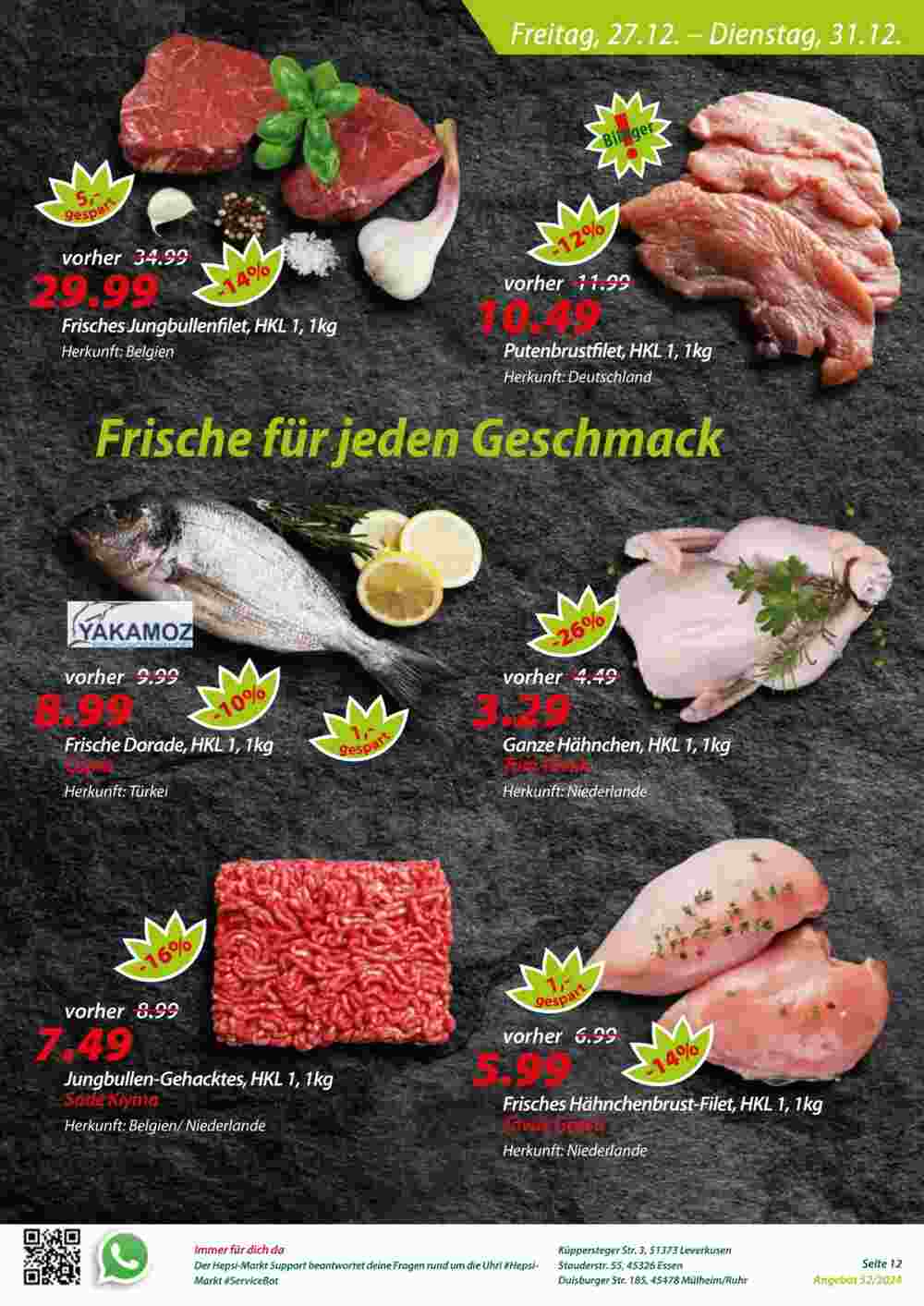 Hepsi-Markt Prospekt (ab 27.12.2024) zum Blättern - Seite 12