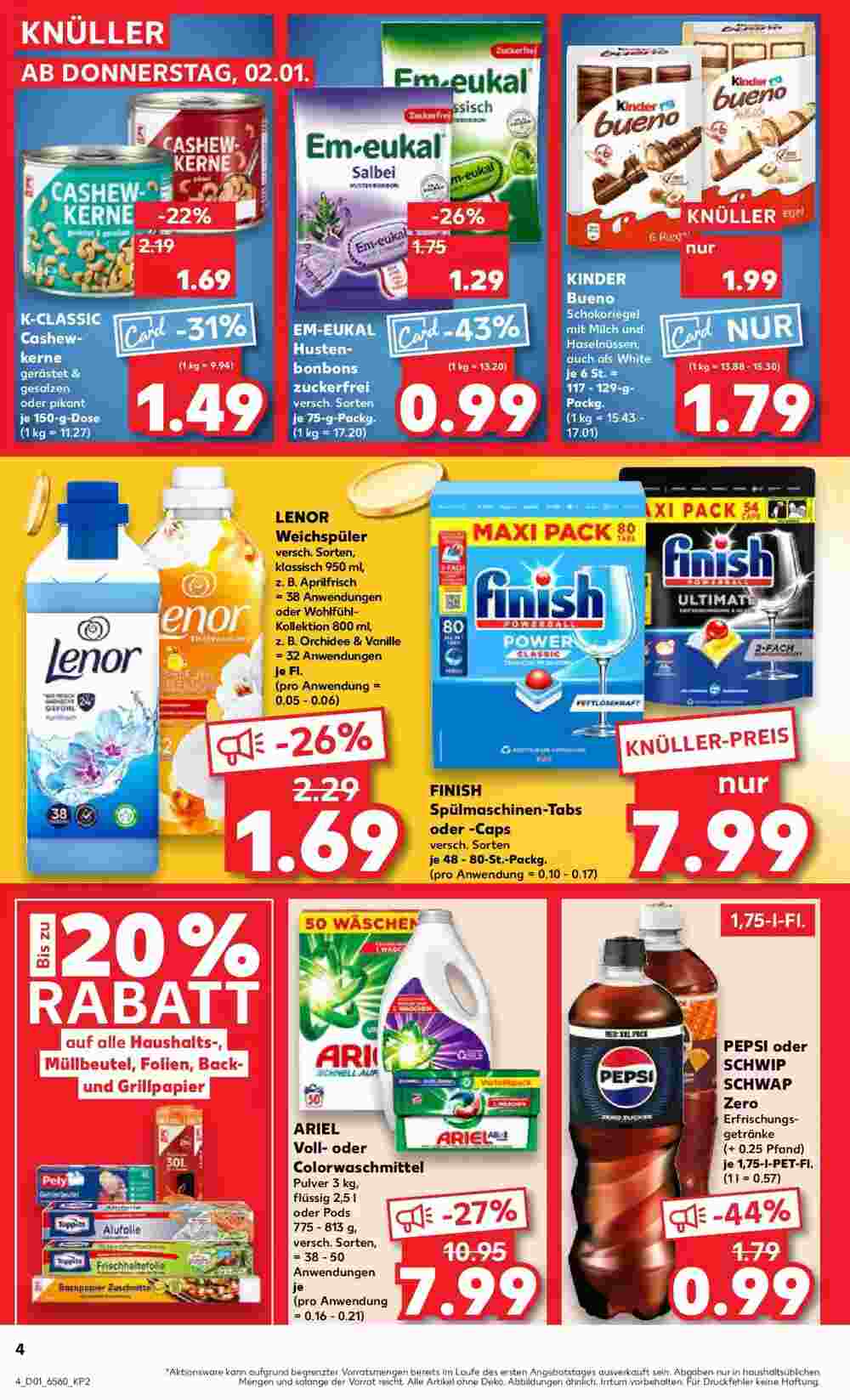 Kaufland Prospekt (ab 01.01.2025) zum Blättern - Seite 4