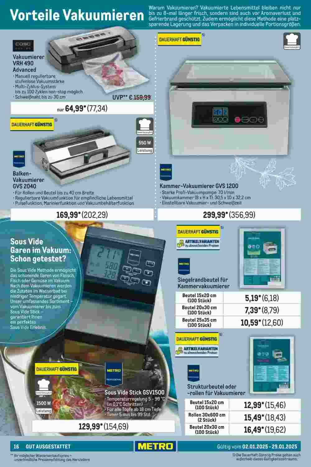 METRO Prospekt (ab 02.01.2025) zum Blättern - Seite 16