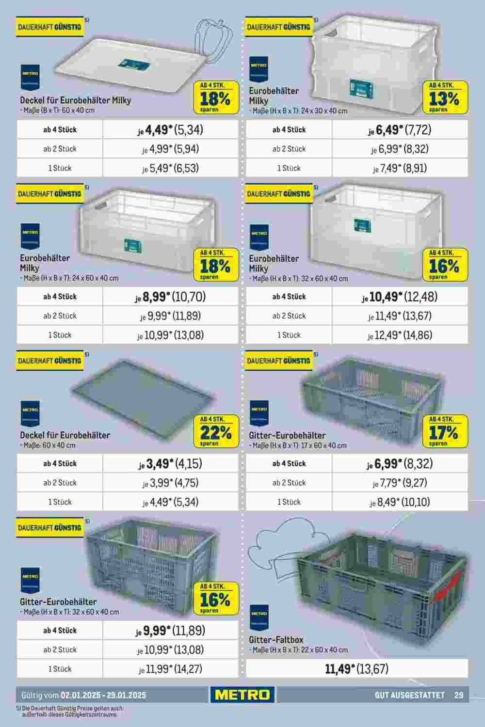 METRO Prospekt (ab 02.01.2025) zum Blättern - Seite 29