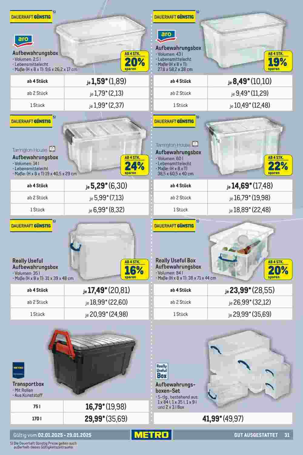 METRO Prospekt (ab 02.01.2025) zum Blättern - Seite 31