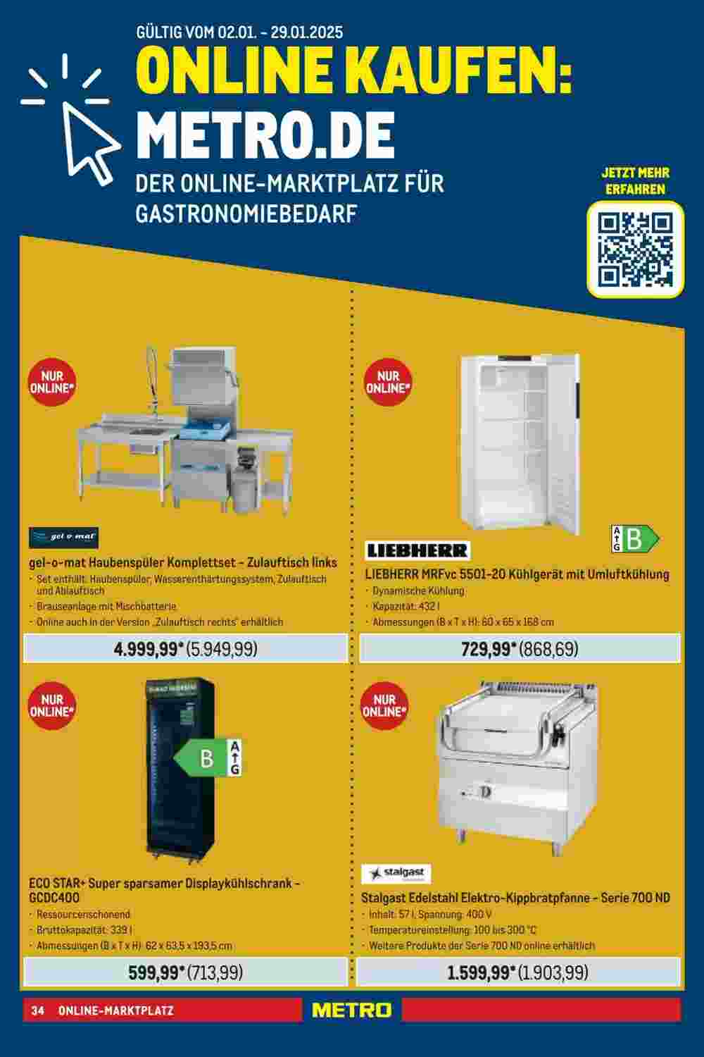 METRO Prospekt (ab 02.01.2025) zum Blättern - Seite 34