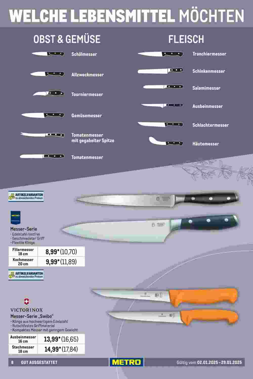 METRO Prospekt (ab 02.01.2025) zum Blättern - Seite 8