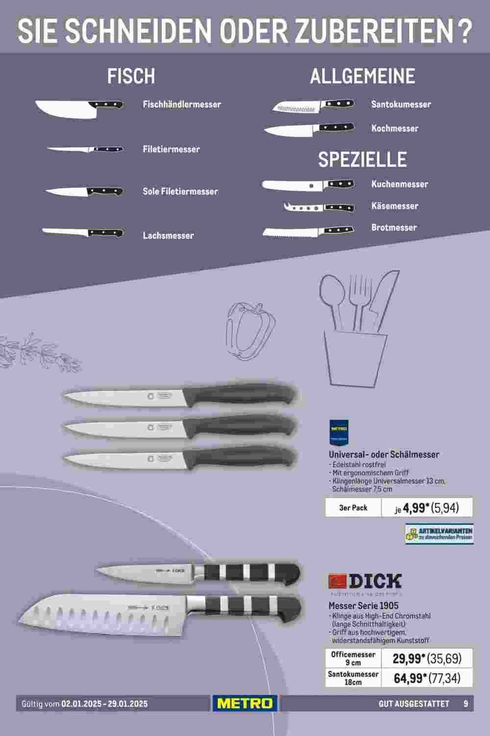 METRO Prospekt (ab 02.01.2025) zum Blättern - Seite 9