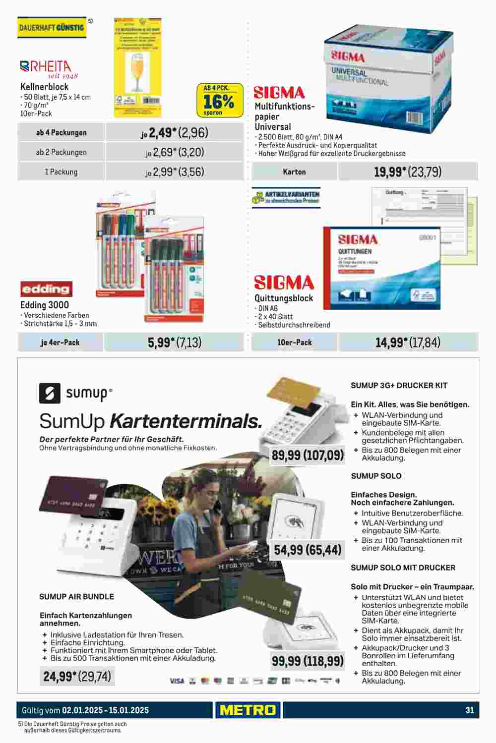 METRO Prospekt (ab 02.01.2025) zum Blättern - Seite 31