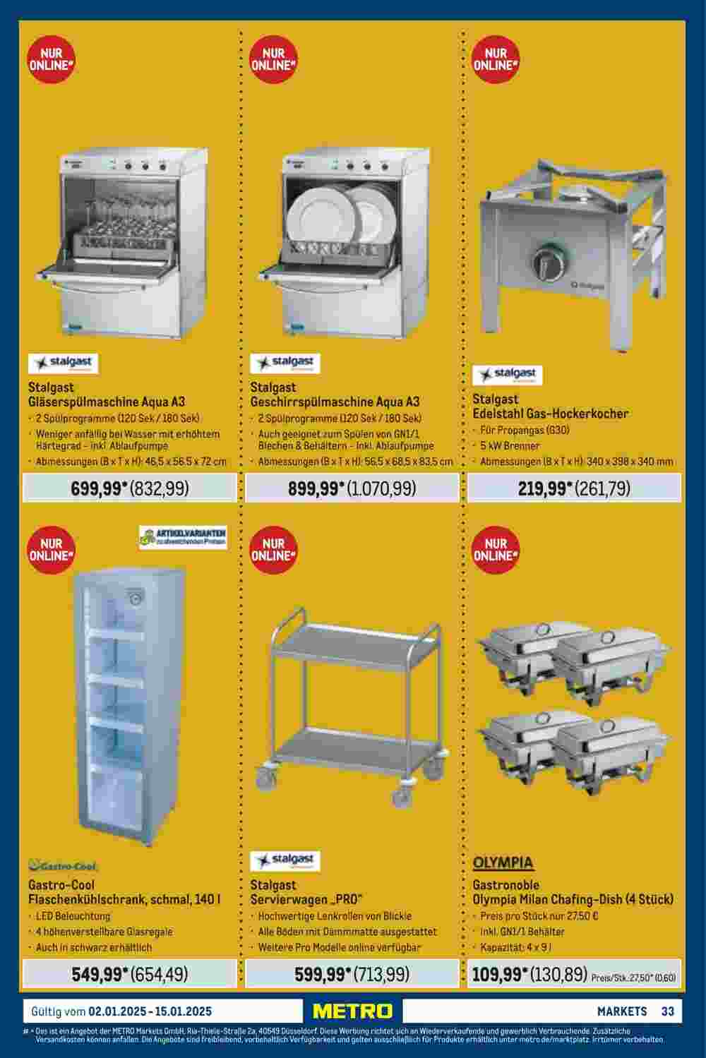 METRO Prospekt (ab 02.01.2025) zum Blättern - Seite 33