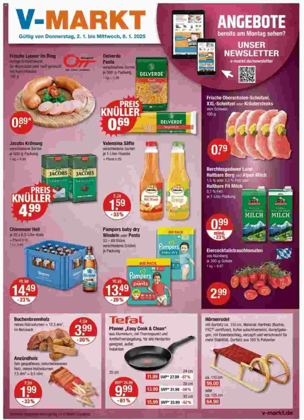 V Markt Prospekt (ab 02.01.2025) zum Blättern - Seite 1