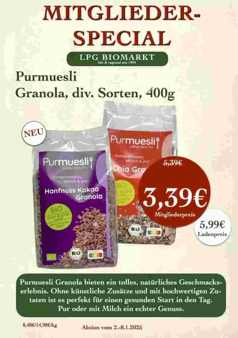 LPG Biomarkt Prospekt (ab 02.01.2025) zum Blättern - Seite 3