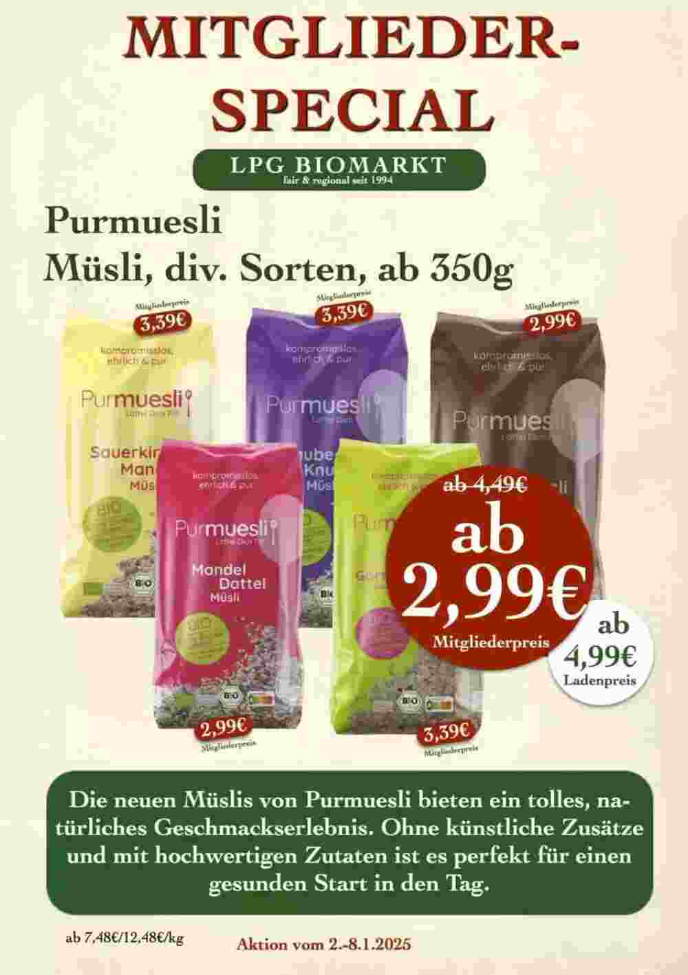 LPG Biomarkt Prospekt (ab 02.01.2025) zum Blättern - Seite 4