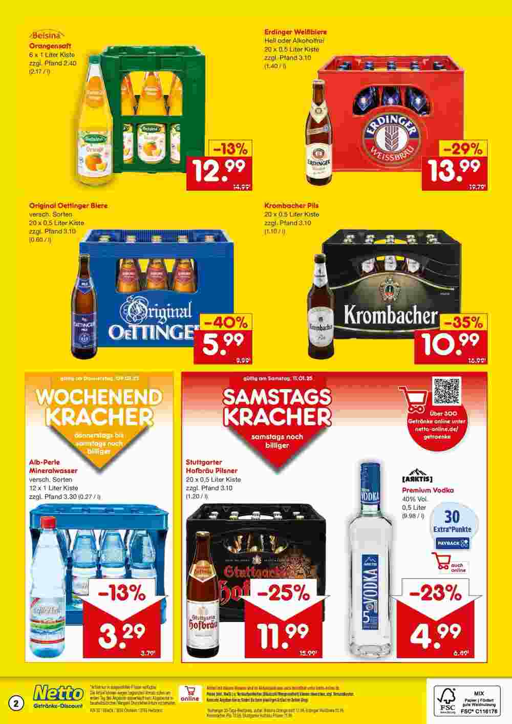 Netto Getränke Discount Prospekt (ab 05.01.2025) zum Blättern - Seite 2