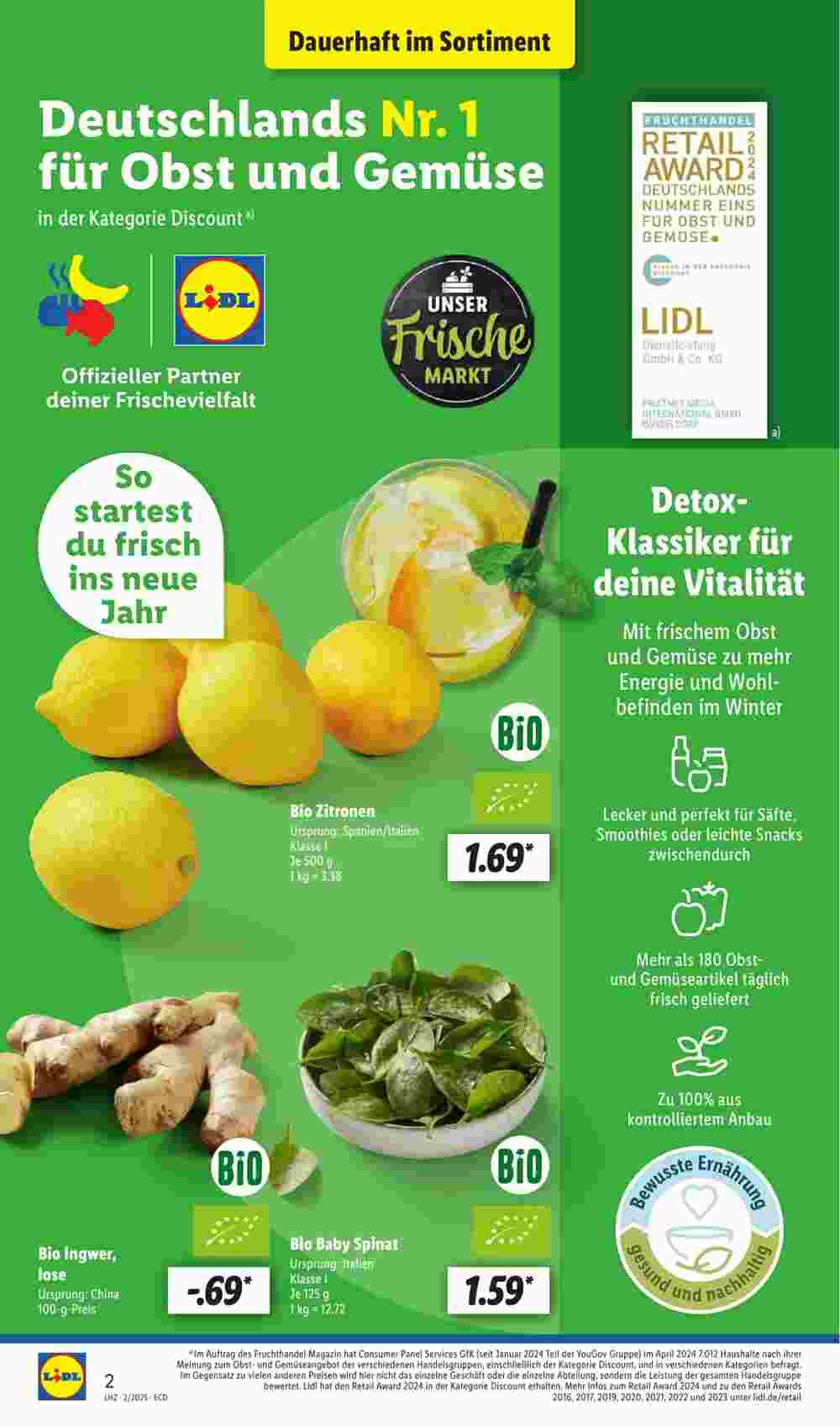 Lidl Prospekt (ab 06.01.2025) zum Blättern - Seite 2