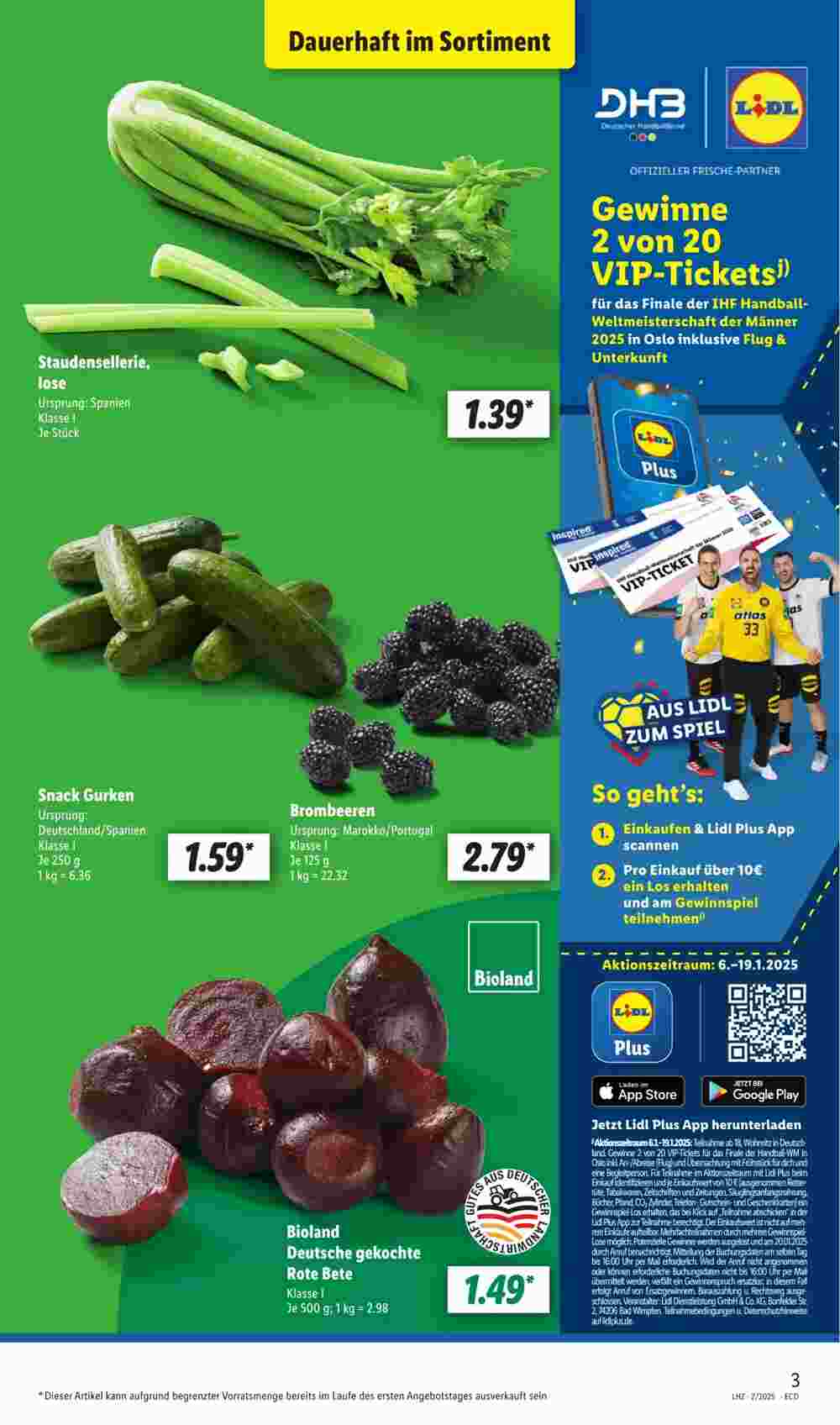 Lidl Prospekt (ab 06.01.2025) zum Blättern - Seite 3