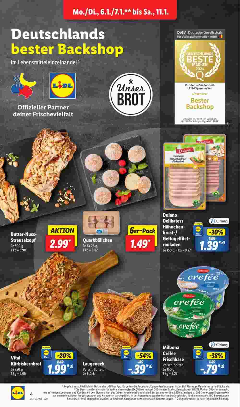 Lidl Prospekt (ab 06.01.2025) zum Blättern - Seite 4