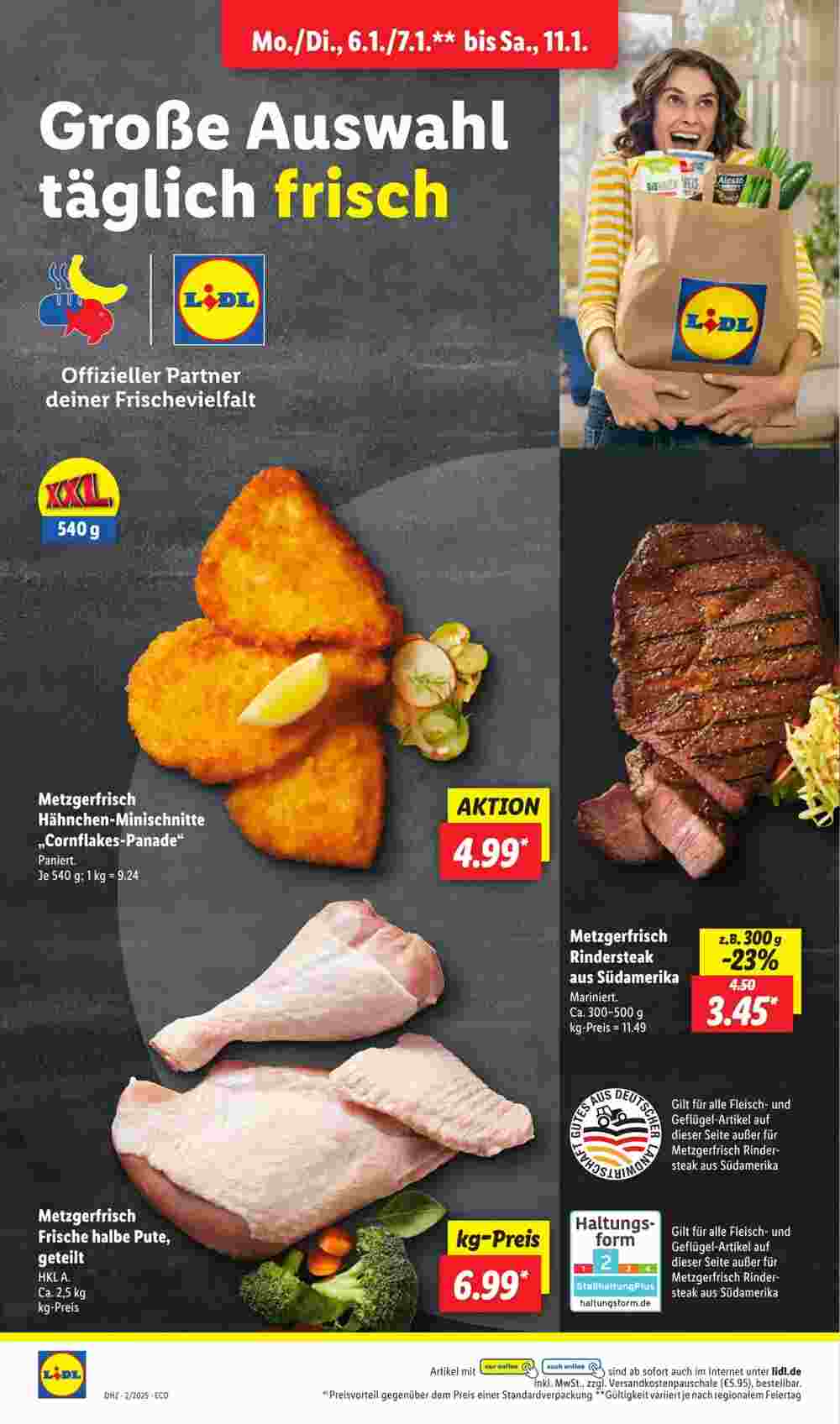 Lidl Prospekt (ab 06.01.2025) zum Blättern - Seite 8