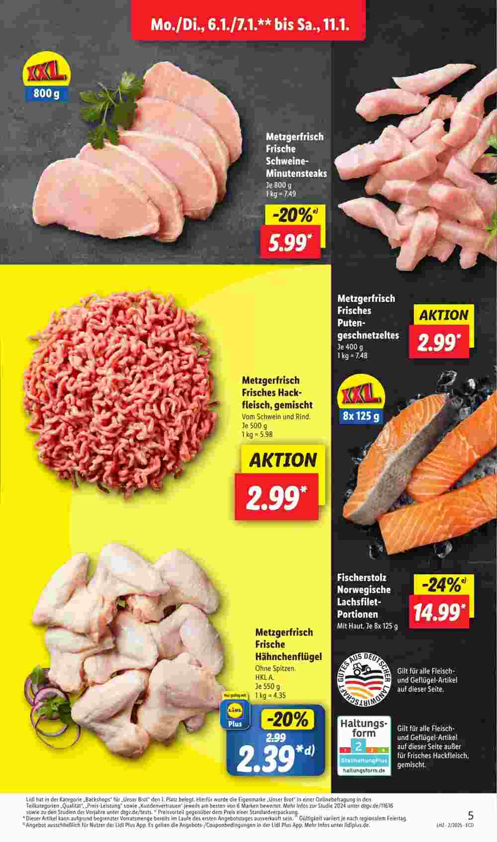 Lidl Prospekt (ab 06.01.2025) zum Blättern - Seite 9