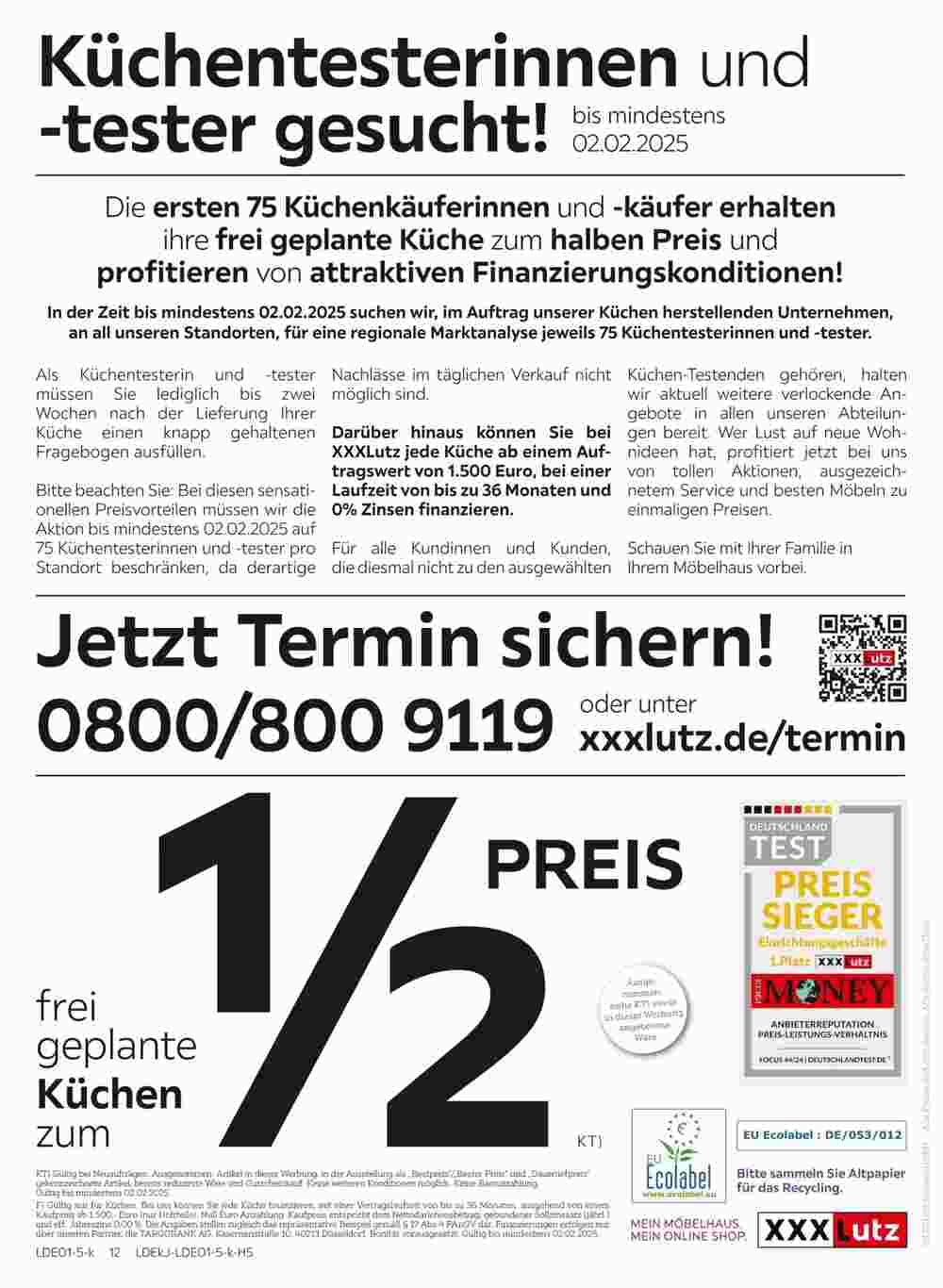 XXXLutz Prospekt (ab 06.01.2025) zum Blättern - Seite 12