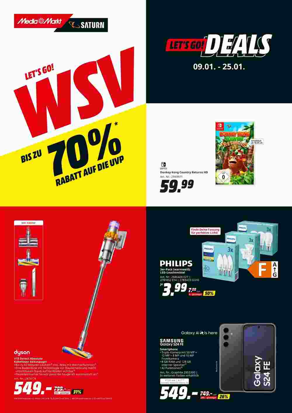 MediaMarkt Prospekt (ab 09.01.2025) zum Blättern - Seite 1