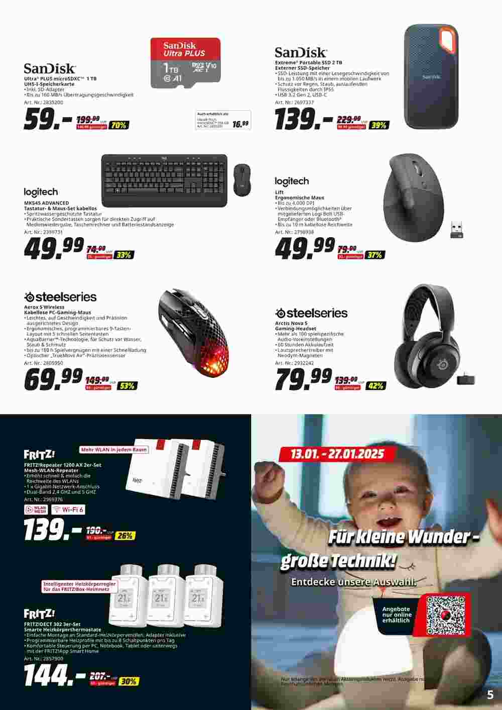 MediaMarkt Prospekt (ab 09.01.2025) zum Blättern - Seite 5