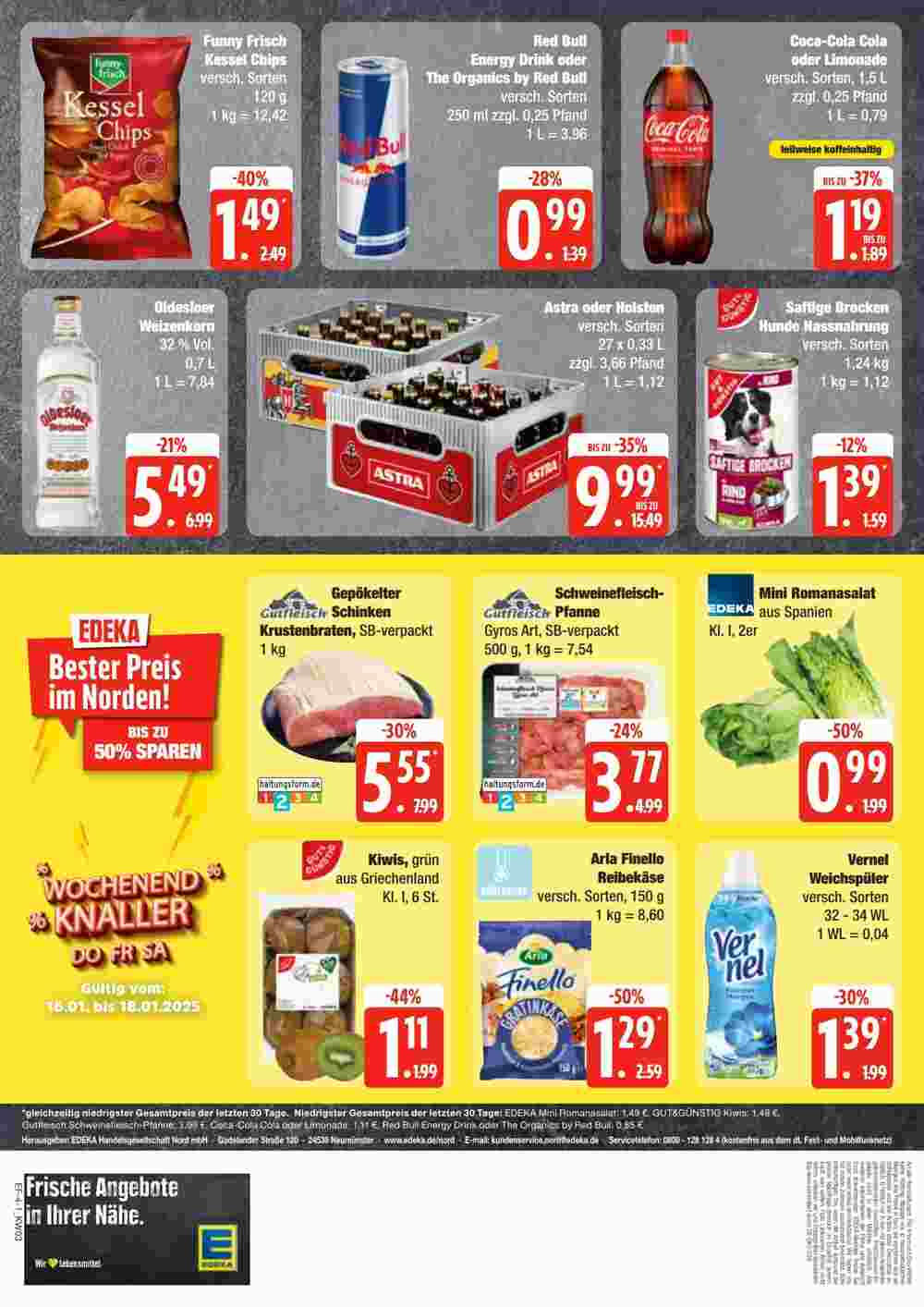 Edeka Frischemarkt Prospekt (ab 13.01.2025) zum Blättern - Seite 4