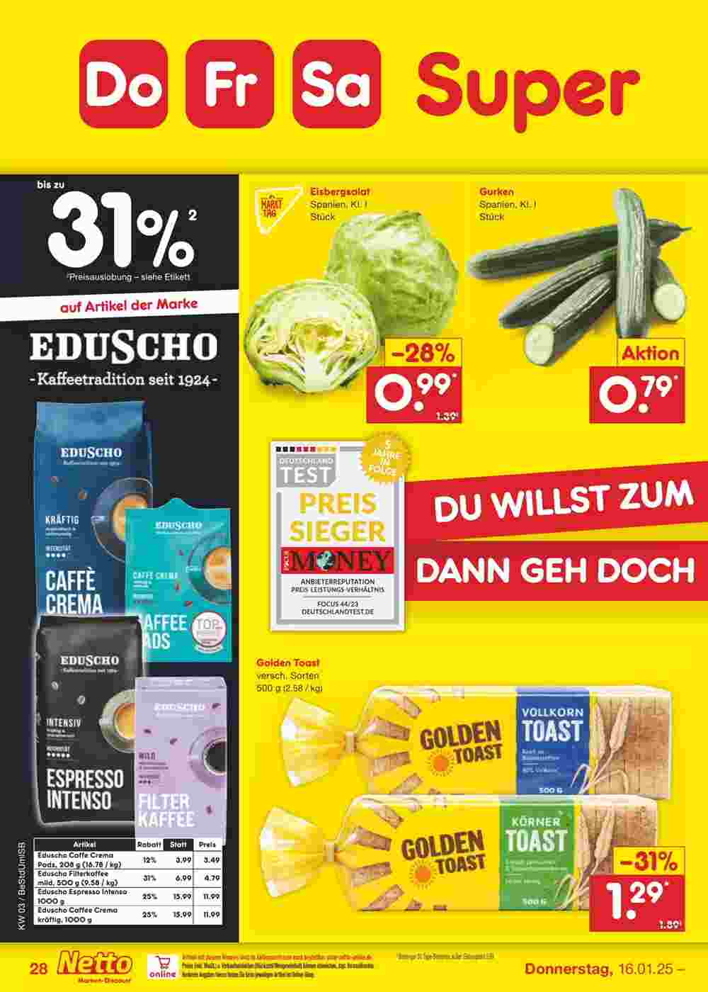 Netto Marken-Discount Prospekt (ab 13.01.2025) zum Blättern - Seite 42