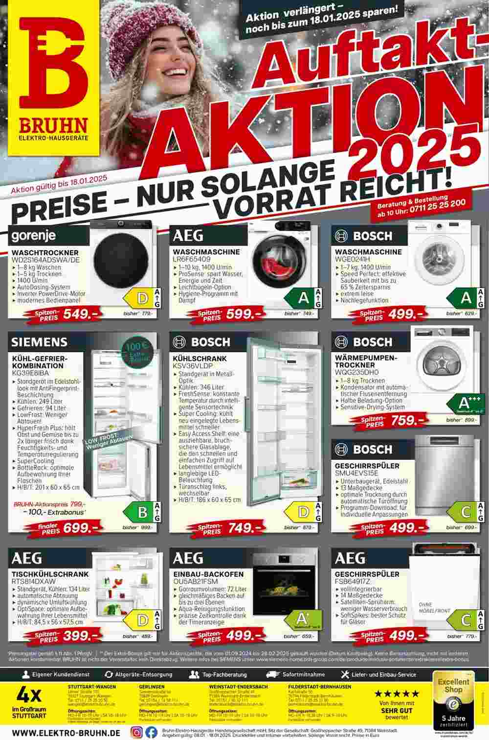 Elektro Bruhn Prospekt (ab 13.01.2025) zum Blättern - Seite 1