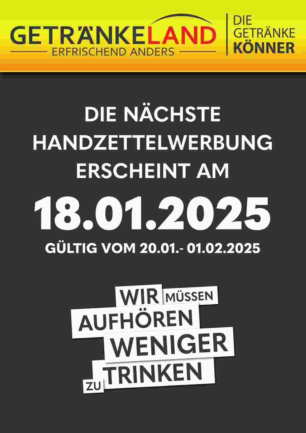 Getränkeland Prospekt (ab 14.01.2025) zum Blättern - Seite 4