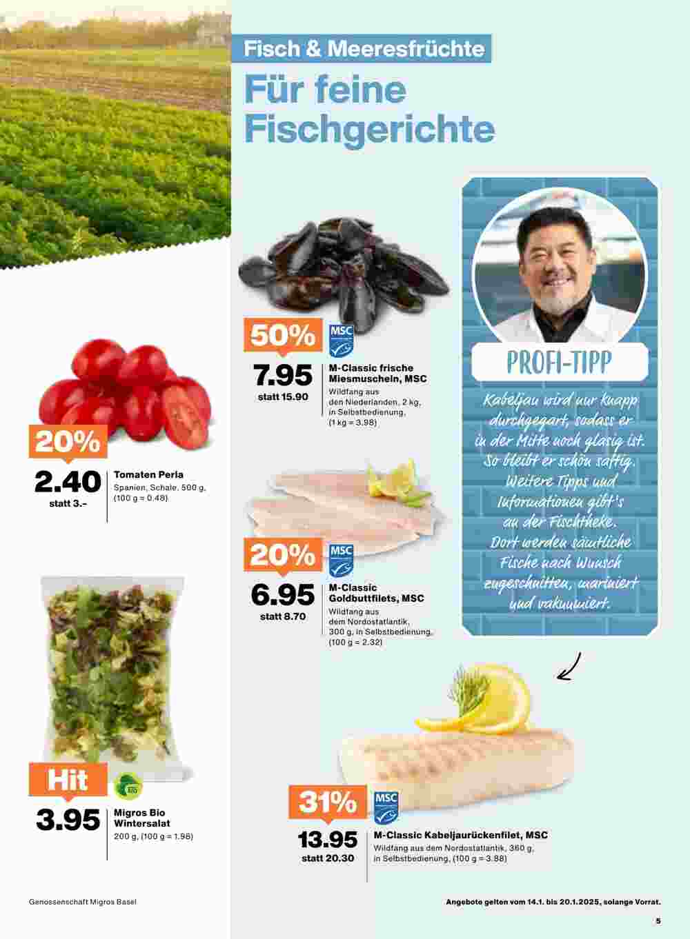 Migros Prospekt (ab 14.01.2025) zum Blättern - Seite 5