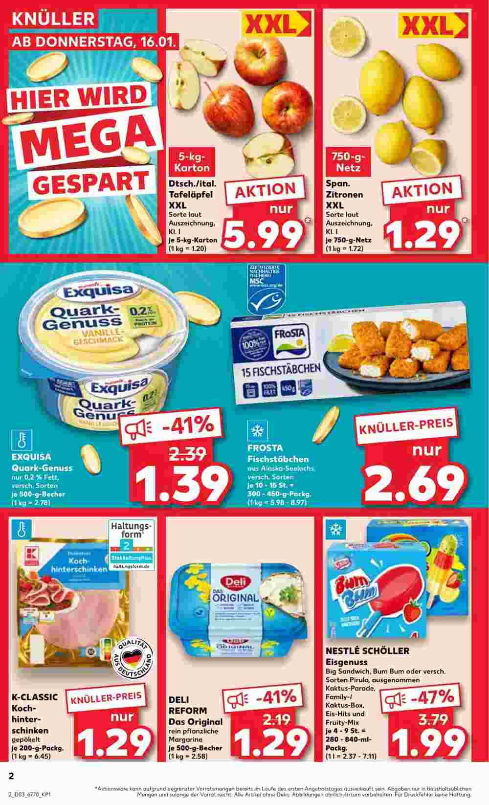 Kaufland Prospekt (ab 16.01.2025) zum Blättern - Seite 2