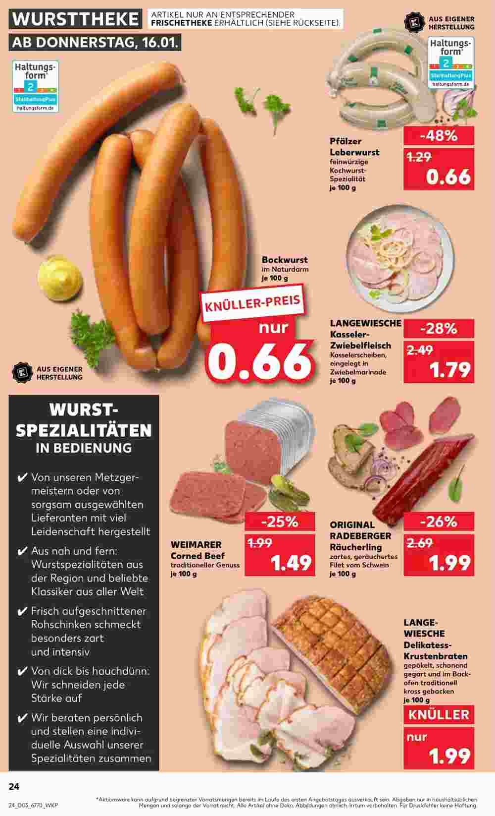 Kaufland Prospekt (ab 16.01.2025) zum Blättern - Seite 24