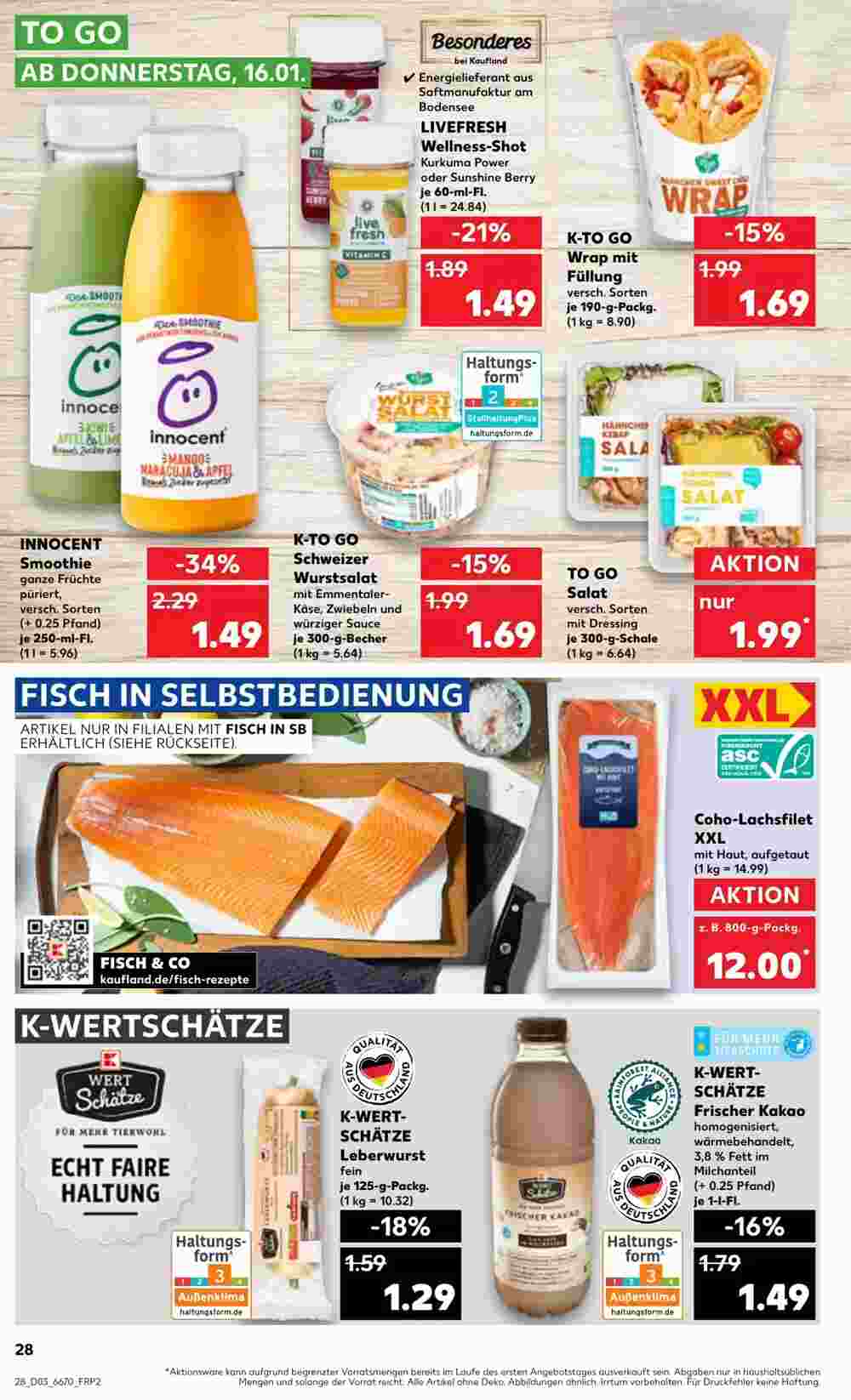 Kaufland Prospekt (ab 16.01.2025) zum Blättern - Seite 28