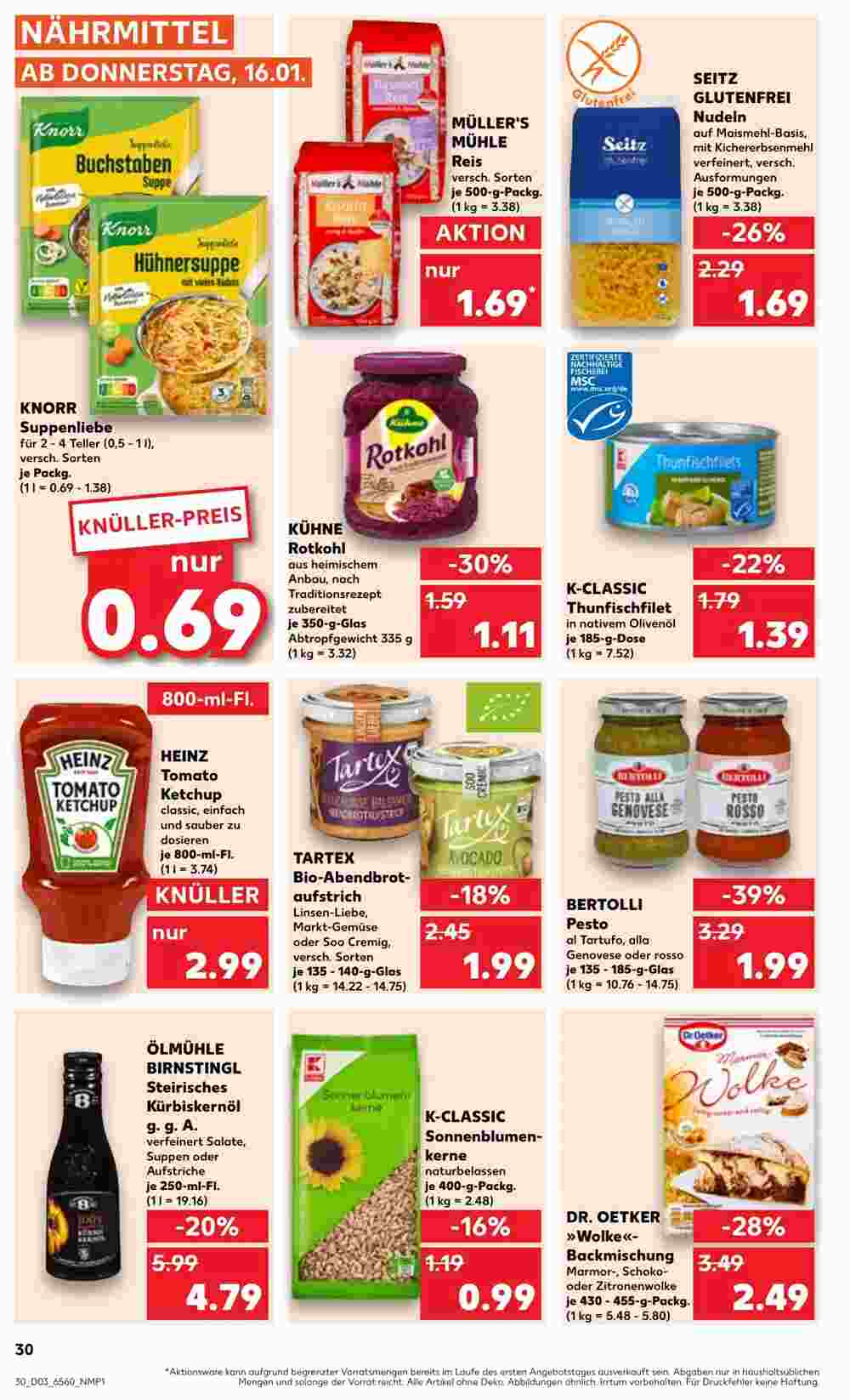 Kaufland Prospekt (ab 16.01.2025) zum Blättern - Seite 30