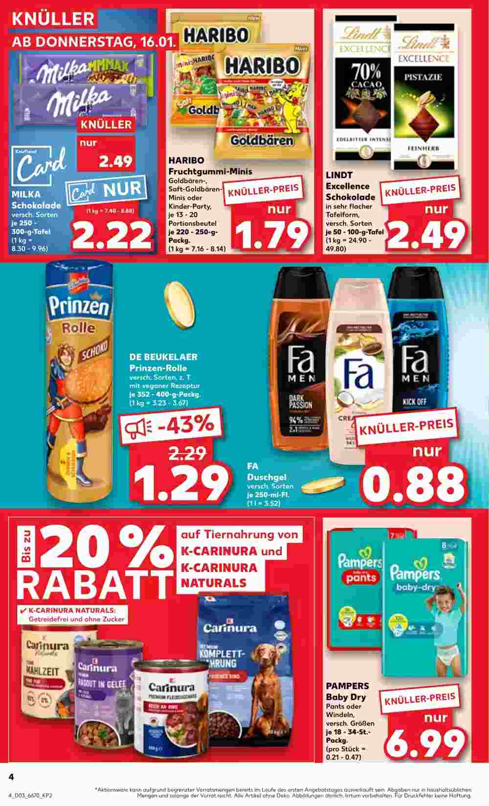 Kaufland Prospekt (ab 16.01.2025) zum Blättern - Seite 4