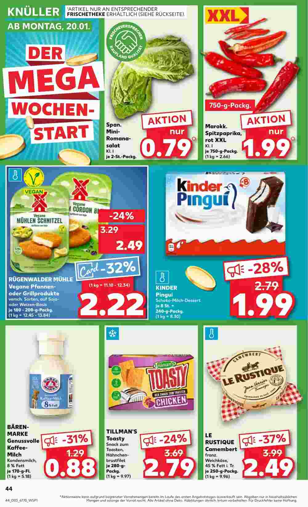 Kaufland Prospekt (ab 16.01.2025) zum Blättern - Seite 44