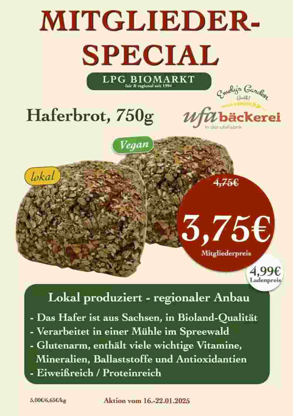 LPG Biomarkt Prospekt (ab 16.01.2025) zum Blättern - Seite 5