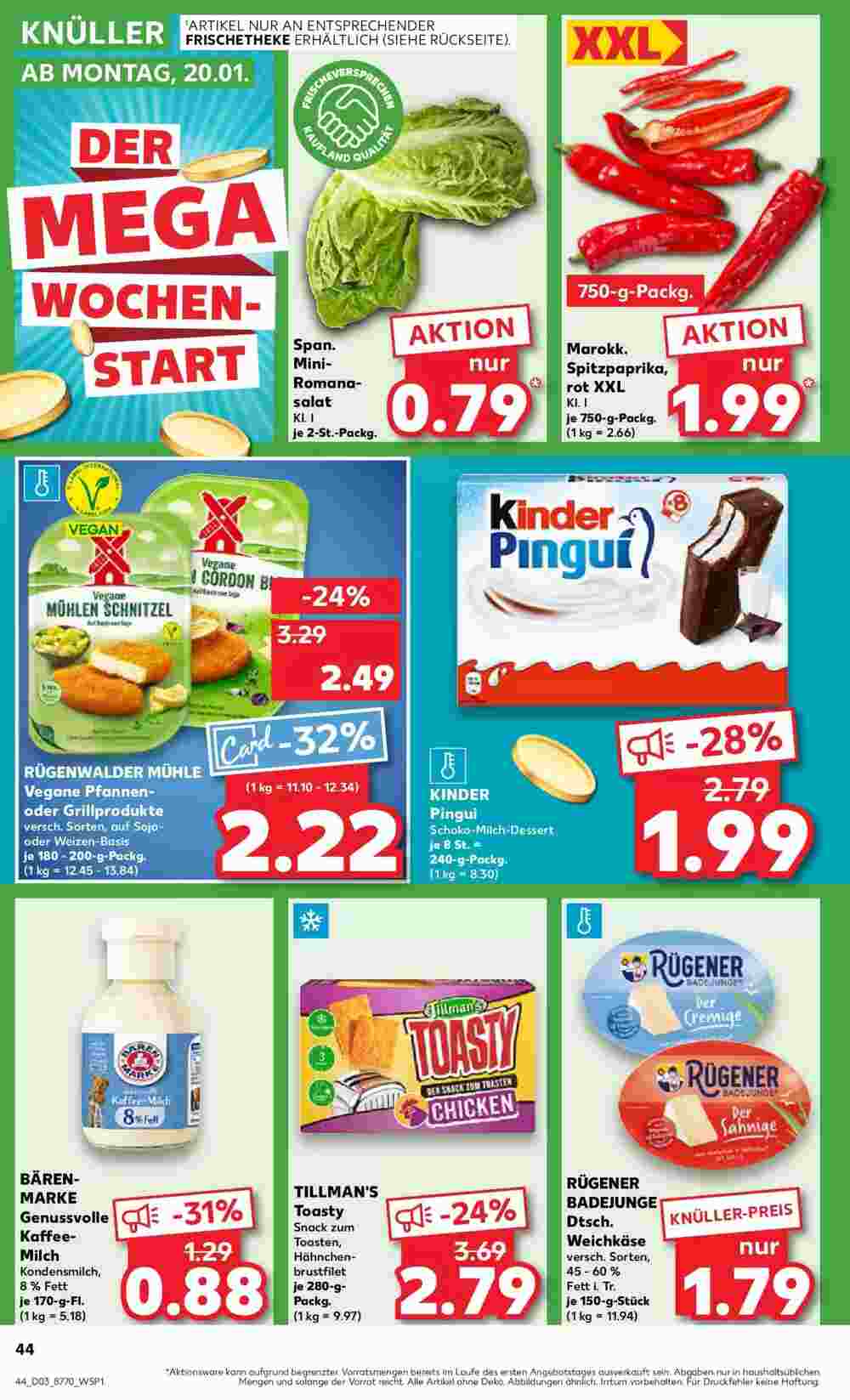 Kaufland Prospekt (ab 19.01.2025) zum Blättern - Seite 1