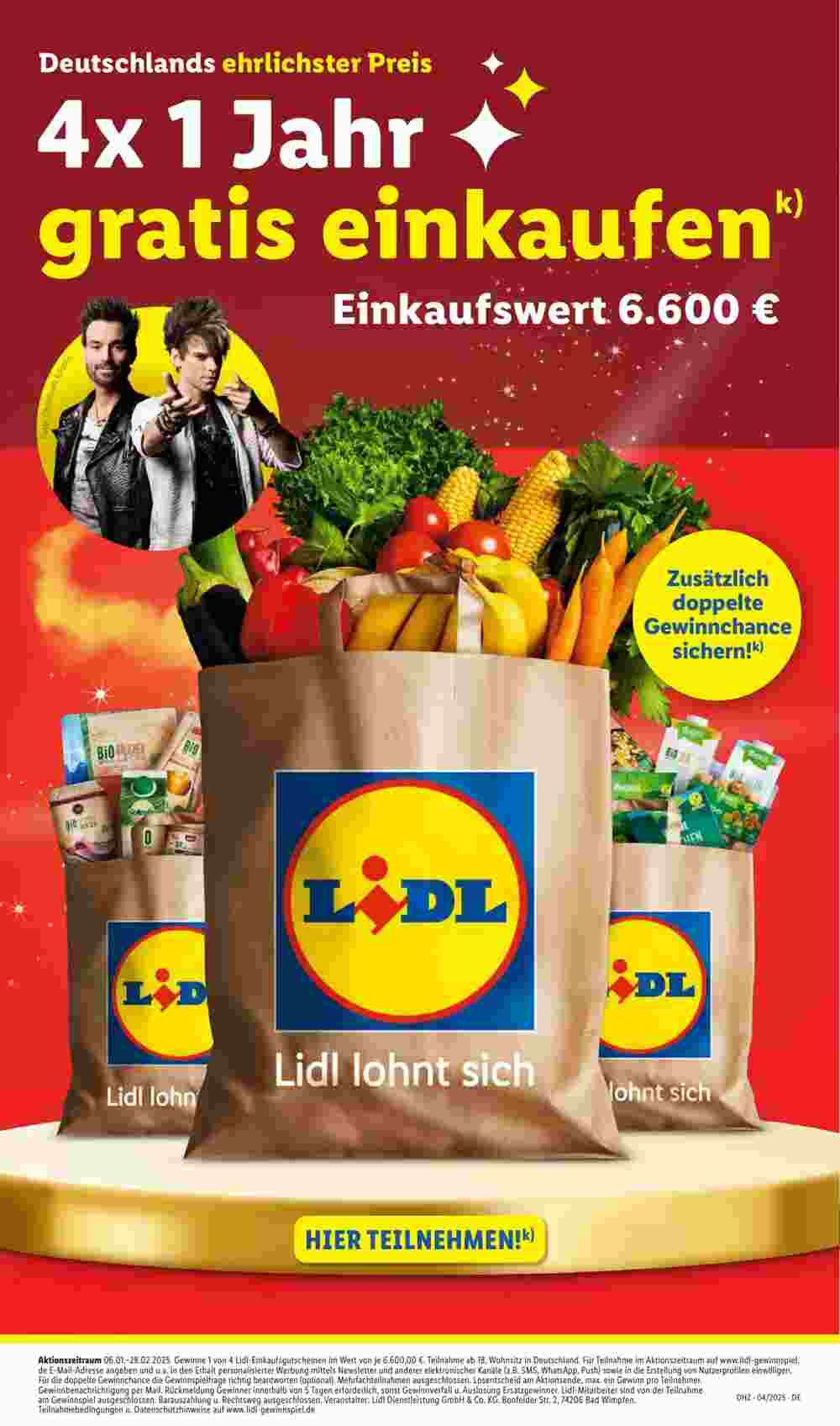 Lidl Prospekt (ab 20.01.2025) zum Blättern - Seite 57