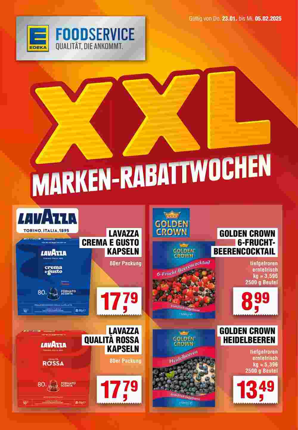 EDEKA Foodservice Prospekt (ab 23.01.2025) zum Blättern - Seite 1