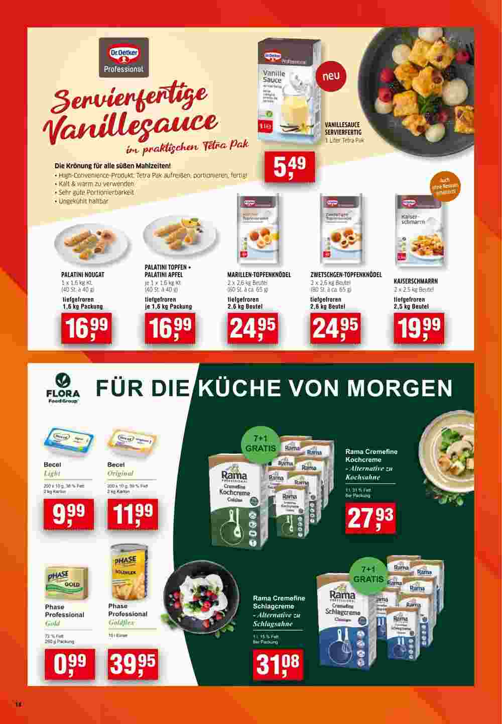 EDEKA Foodservice Prospekt (ab 23.01.2025) zum Blättern - Seite 14