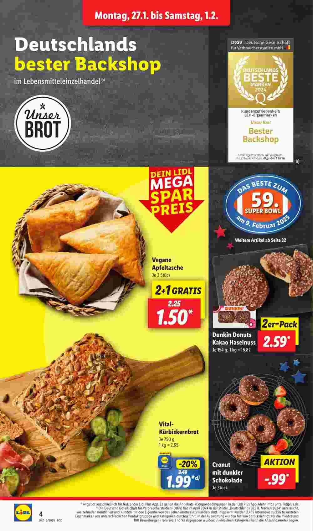 Lidl Prospekt (ab 27.01.2025) zum Blättern - Seite 4