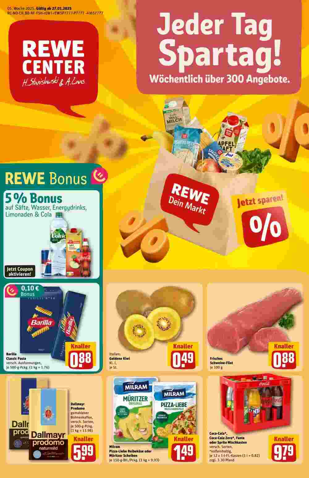 REWE Center Prospekt (ab 27.01.2025) zum Blättern - Seite 1