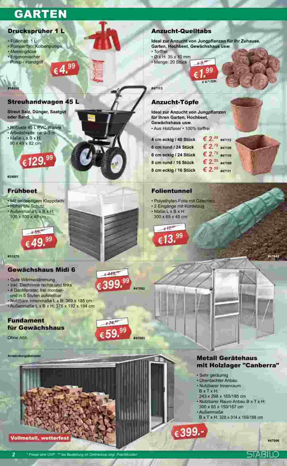 Stabilo Fachmarkt Prospekt (ab 29.01.2025) zum Blättern - Seite 2