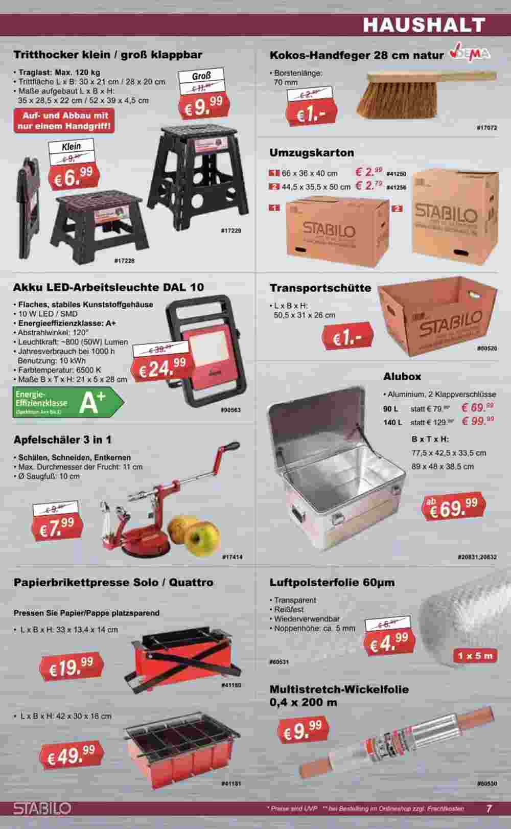 Stabilo Fachmarkt Prospekt (ab 29.01.2025) zum Blättern - Seite 7