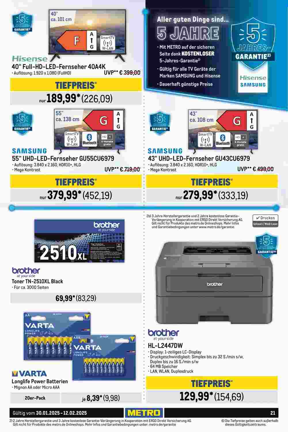 METRO Prospekt (ab 30.01.2025) zum Blättern - Seite 21