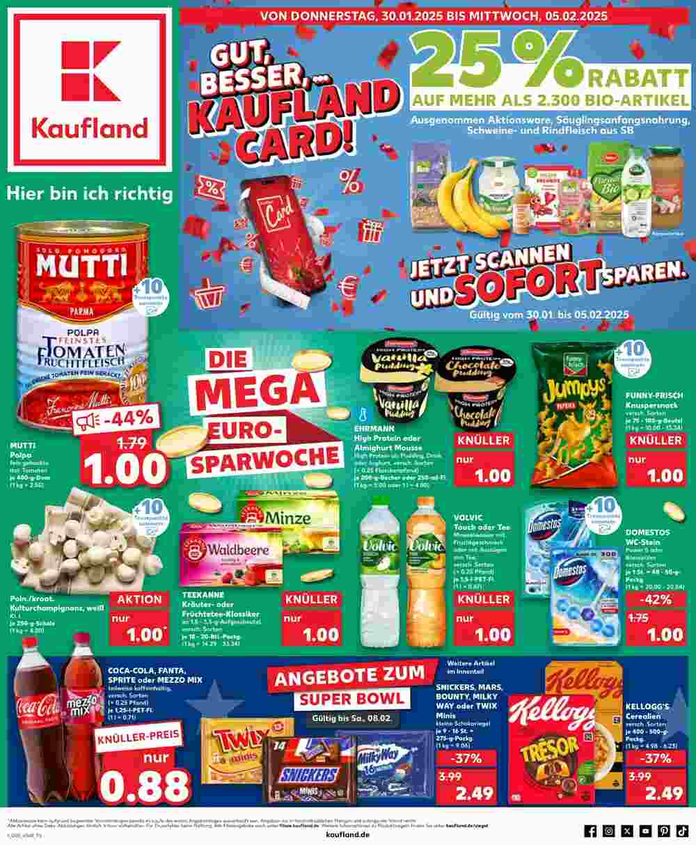 Kaufland Prospekt (ab 30.01.2025) zum Blättern - Seite 1