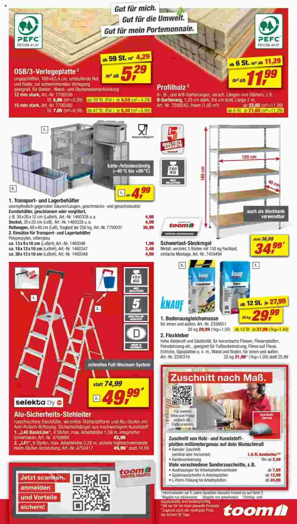 toom Baumarkt Prospekt (ab 01.02.2025) zum Blättern - Seite 5