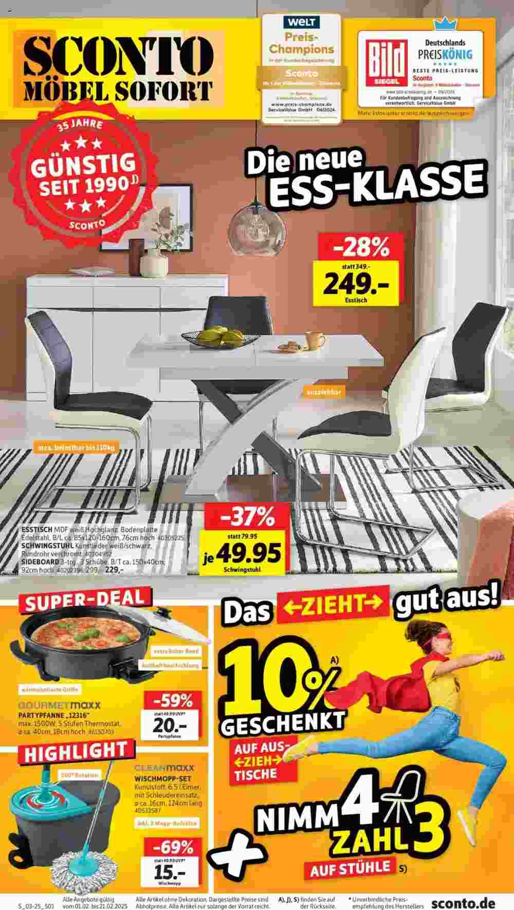 SCONTO Prospekt (ab 01.02.2025) zum Blättern - Seite 1