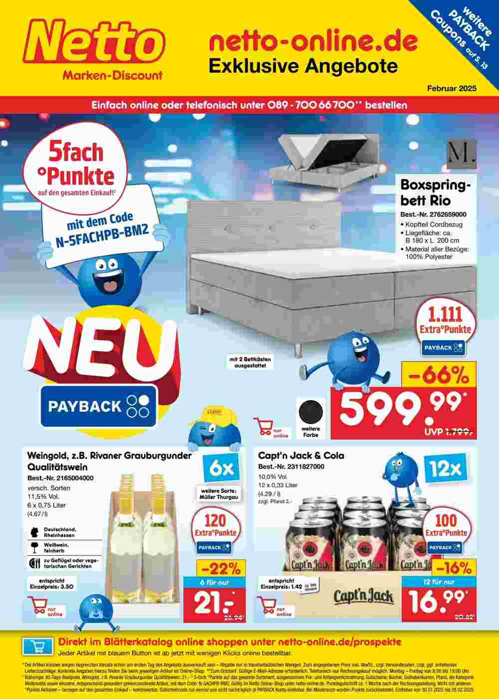 Netto Marken-Discount Prospekt (ab 01.02.2025) zum Blättern - Seite 1